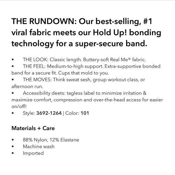 Aerie OFFLINE Real Me Hold Up! Sports Bra - Picture 3 of 6